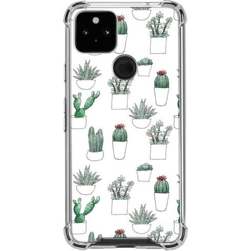 Succulent Pattern Pixel Cases